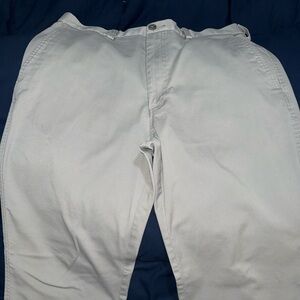 Haggar Men's Light Gray Chinos